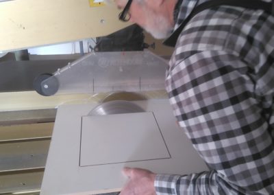 Altendorf såg med skjutbart bord